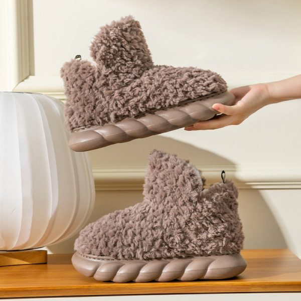 Fluffy Cozy Woman Warm Home Boots Discount - Image 4