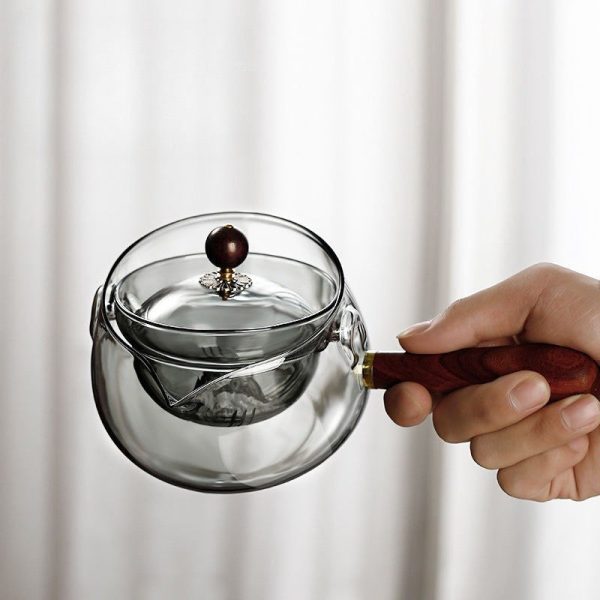 Timeless Rotating Elegant Heat Resistant Teapot For Cheap - Image 3