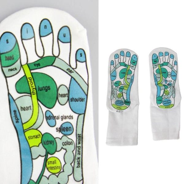 Reflexology Foot Massage Map Socks Supply - Image 2