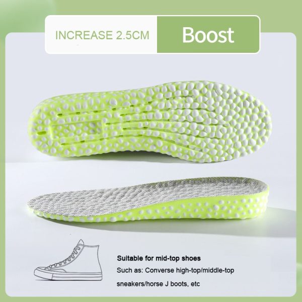 Soft Feet Unisex Breathable Elevated Shoe Insoles For Cheap - Image 3