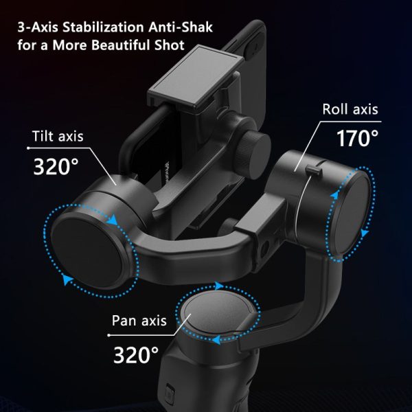 Smart Capture Axis Gimbal Handheld Stabilizer For Discount - Image 4