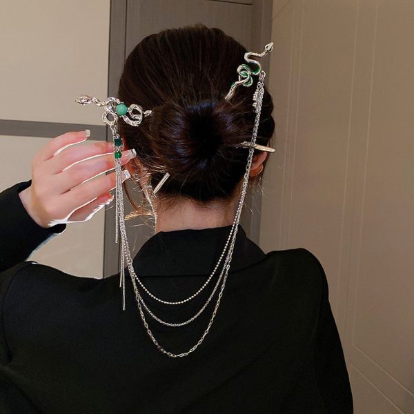 Ancient Style Vintage Double Hair Sticks Fashion - Image 4