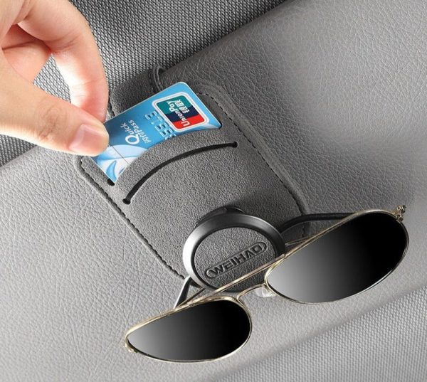 Smart Car Sun Visor Card Glasses Holder Discount