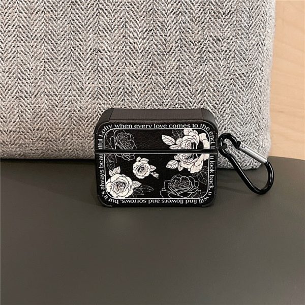 Artistic Flower Leather Airpods Case on Sale - Image 5