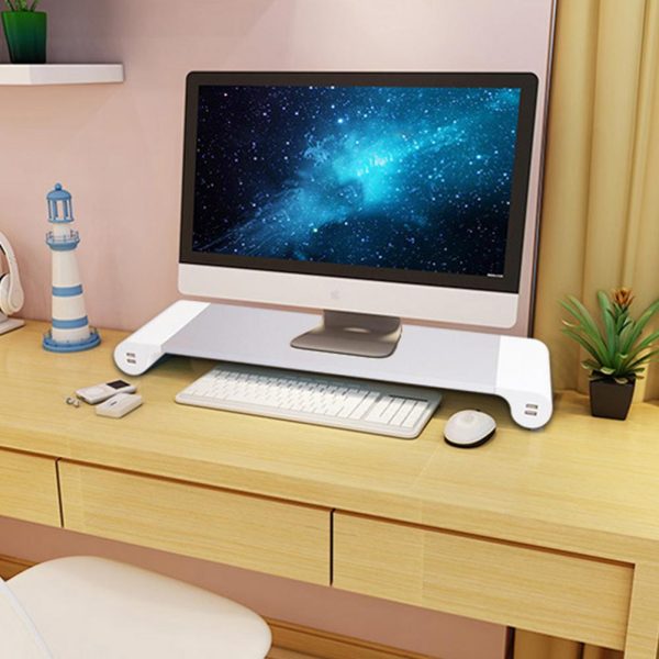 Universal USB Phone Charging Monitor Riser Stand For Cheap - Image 2