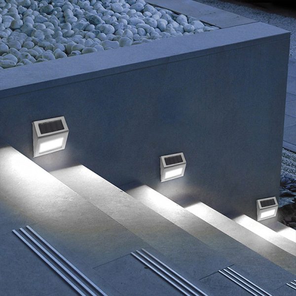 Solar Powered LED Outdoor Stairs Light For Cheap - Image 2