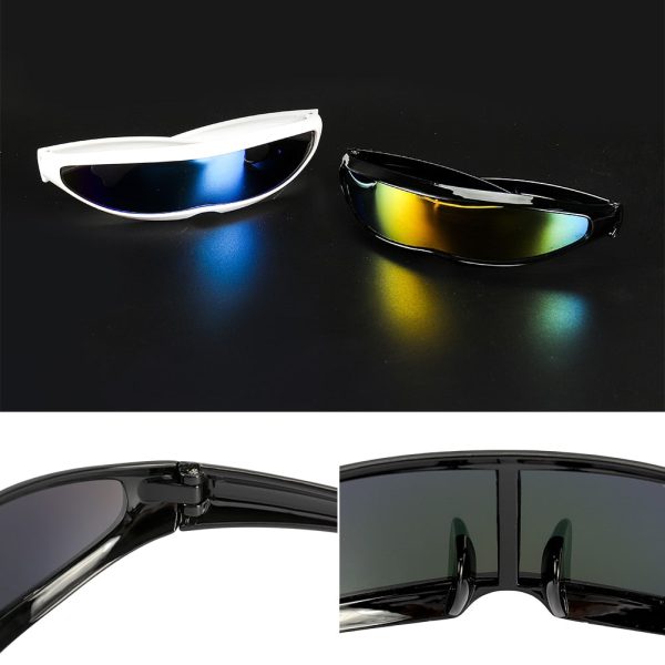 Futuristic Cyborg Cosplay Sunglasses Cheap - Image 2