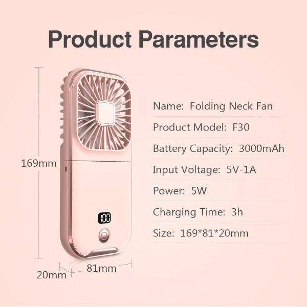 Portable Rechargeable Magic Phone Holder Cooling Fan Online now - Image 4