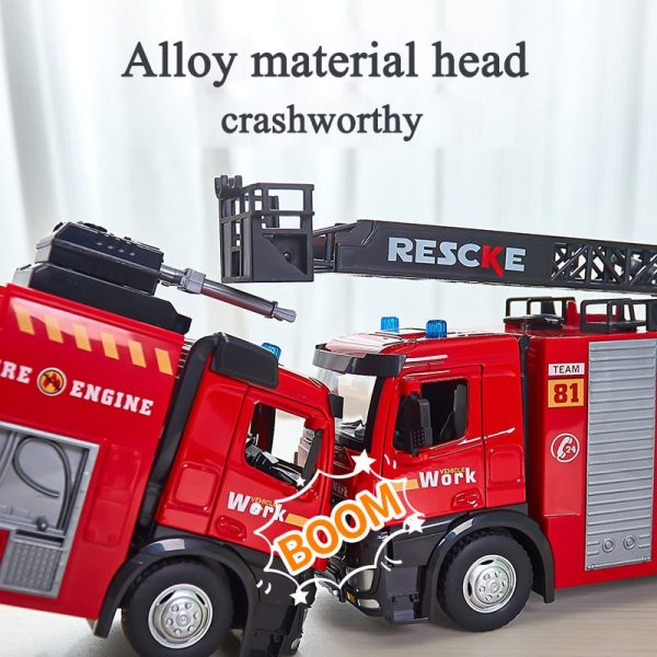 Rescue Mission Multifunctional Kids Large Fire Truck Toy Fashion - Image 4