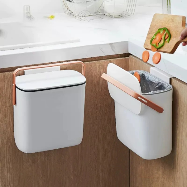 Wall-Mounted Modern Large Kitchen Trash Can Online now
