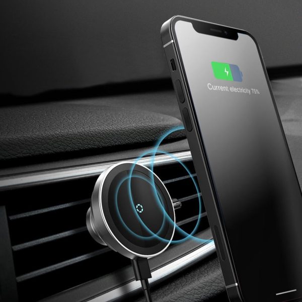 Rotating Car Wireless Charger Magnetic Phone Holder Sale