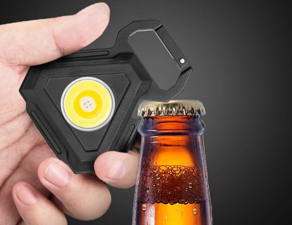 Mini LED Flashlight USB Bottle Opener Keychain Supply