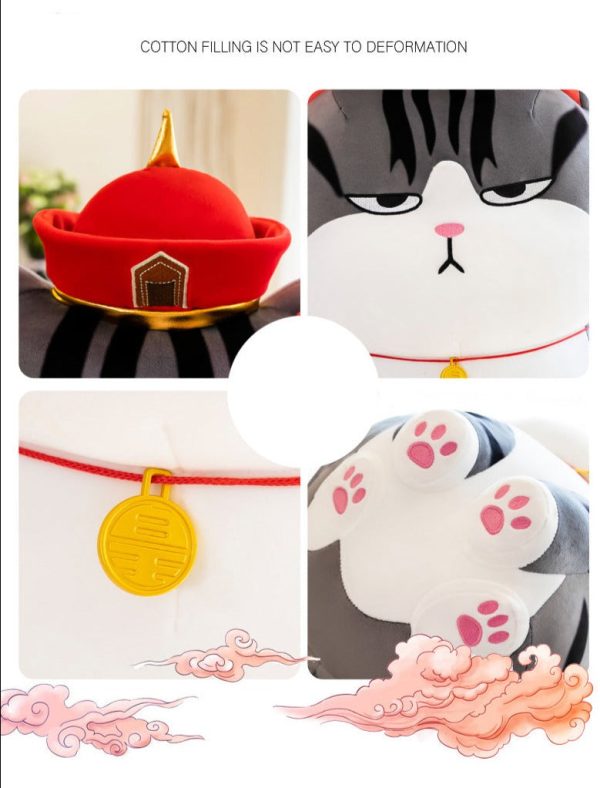 Moody Cat Soft Cuddly Plush Pillow Online Hot Sale - Image 4
