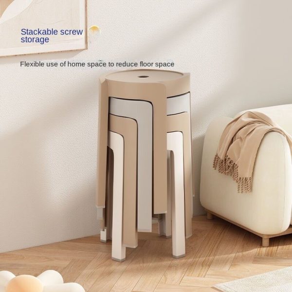 Nordic Nest Stackable Dining Stools Supply - Image 2