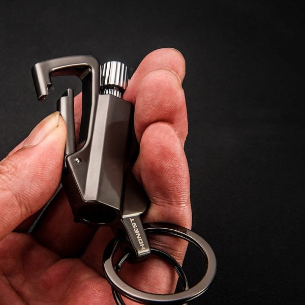 Outdoor Windproof Lighter Match Keychain Discount - Image 2