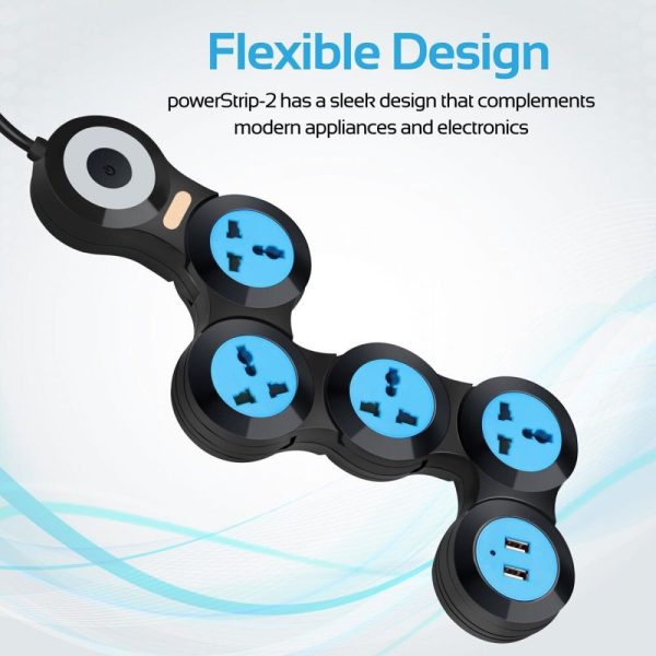 Foldable Multiple Power Extension Cable Outlets Cheap - Image 3