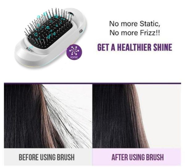 Negative Ion Massage Electric Hair Brush on Sale - Image 2