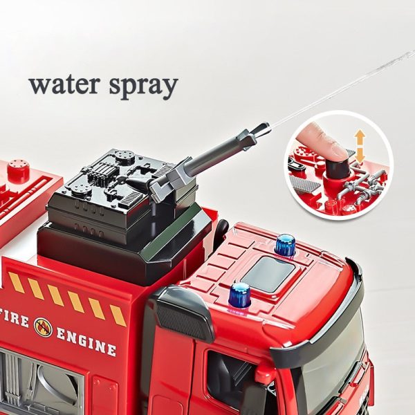 Rescue Mission Multifunctional Kids Large Fire Truck Toy Fashion - Image 2
