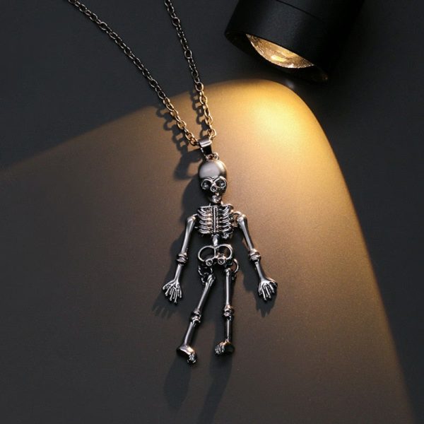 Skeleton Couple Magnetic Necklace Cheap - Image 5