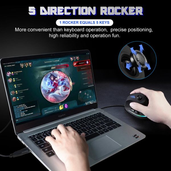 Programmable Ergonomic RGB Game Master Mouse Cheap - Image 2