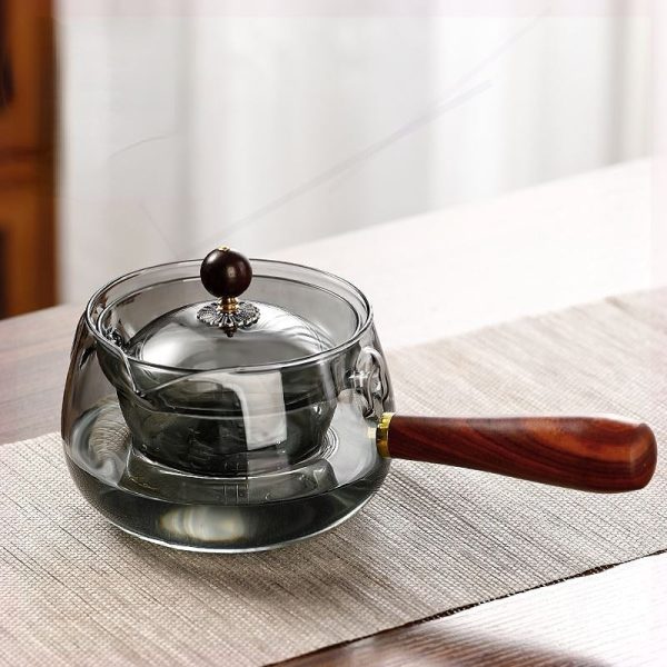 Timeless Rotating Elegant Heat Resistant Teapot For Cheap