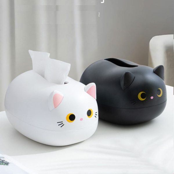 Cat Shaped Desktop Tissue Box Online Hot Sale - Image 4