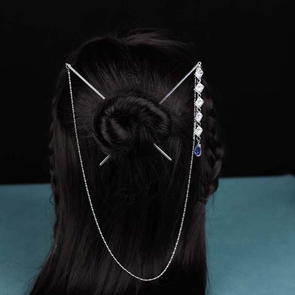 Ancient Style Vintage Double Hair Sticks Fashion - Image 5