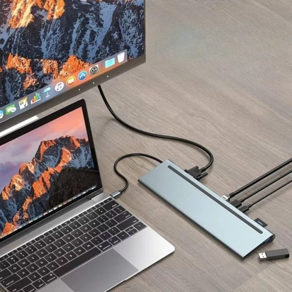 12in1 USB-C Multiport Connector Dock Station Cheap