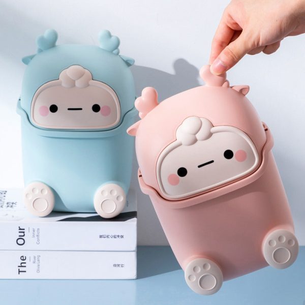 Lazy Penguin Office Mini Trash Can Online Hot Sale - Image 3
