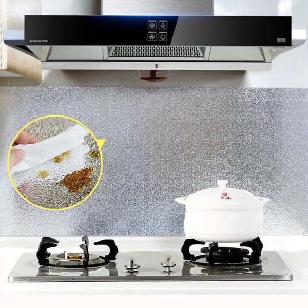 Waterproof Self-Adhesive Kitchen Oil-proof Wallpapers Online Hot Sale - Image 5