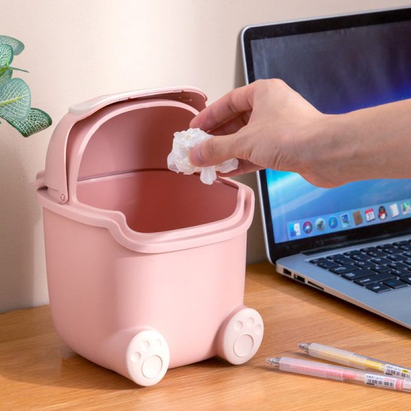Lazy Penguin Office Mini Trash Can Online Hot Sale - Image 4