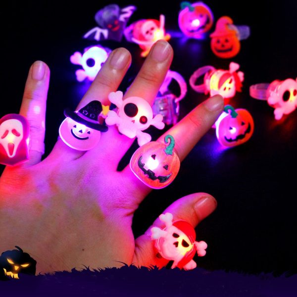 Glowing Ghost Skull Rings For Sale