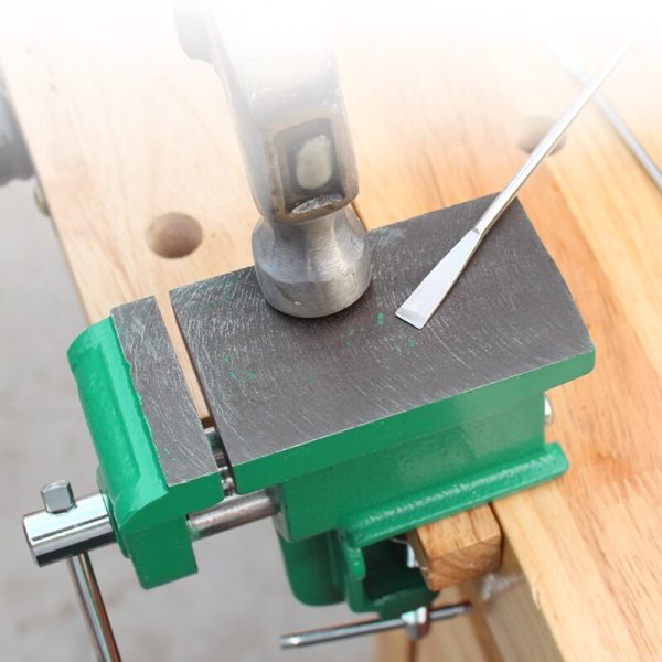 Woodworking DIY Clamp-On Bench Vise For Cheap