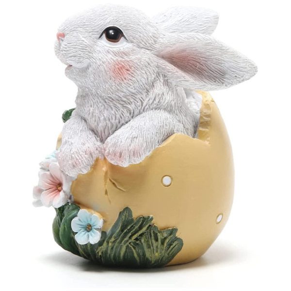 Resin Easter Bunny Eggs Decor Online now - Image 3