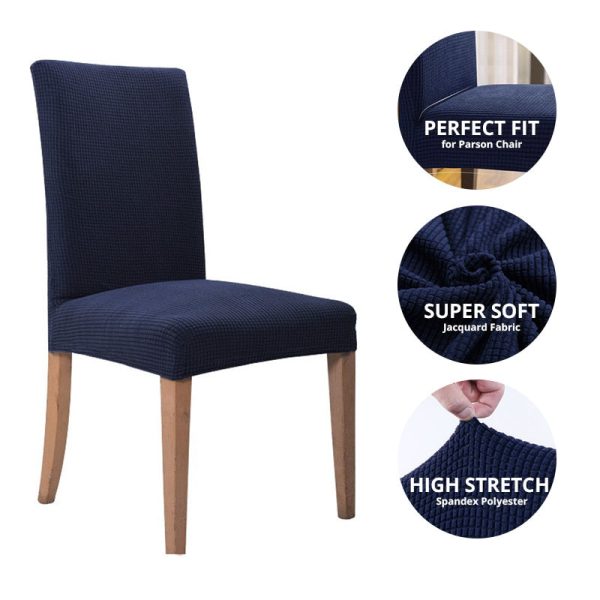 Elastic Dining Chair Covers For Sale - Image 3