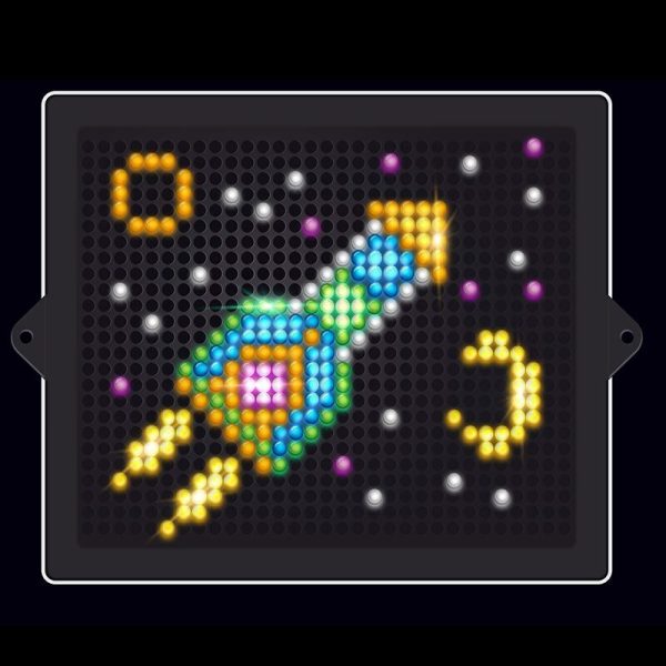Creative LED 3D Pixel Puzzle Toy Set For Discount