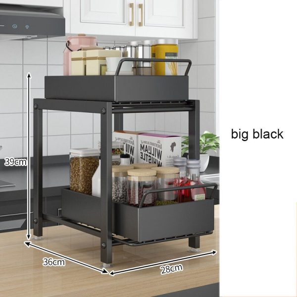 Multi-Layer Under Sink Cabinet Organizer Shelf Cheap - Image 2