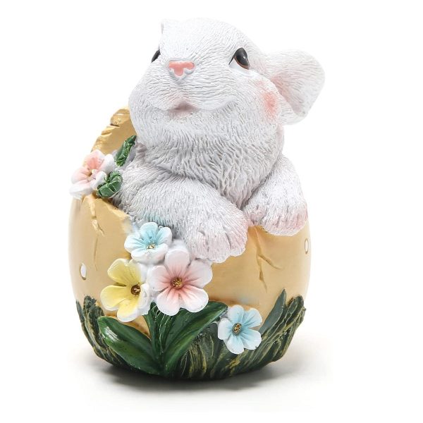 Resin Easter Bunny Eggs Decor Online now - Image 4