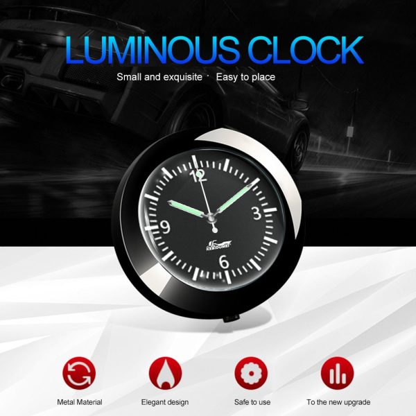 Stick-On Car Dashboard Luminous Clock Sale - Image 5