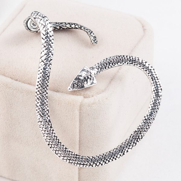 Twining Snake Punk Style  Earrings Sale - Image 5