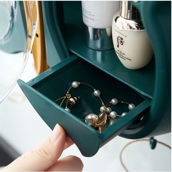 Wall-Mounted Butterfly Bathroom Makeup Organizer Online now - Image 4