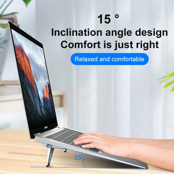 Foldable Metal Laptop Holder Stand Bracket Online now - Image 4