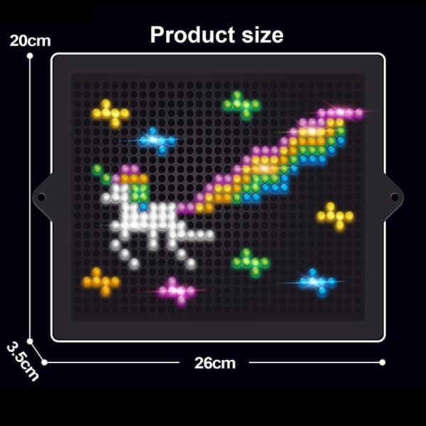 Creative LED 3D Pixel Puzzle Toy Set For Discount - Image 5