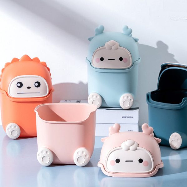 Lazy Penguin Office Mini Trash Can Online Hot Sale - Image 2
