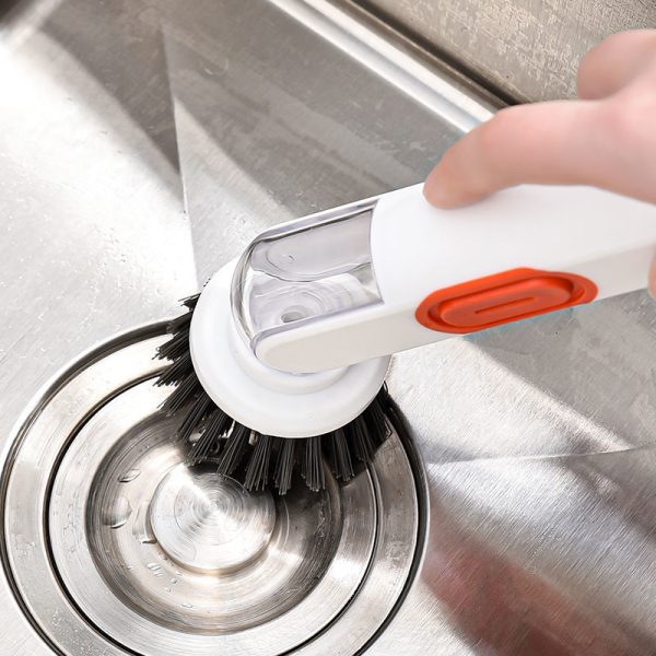 Dish Scrubber Soap Dispenser Brush Cheap - Image 2