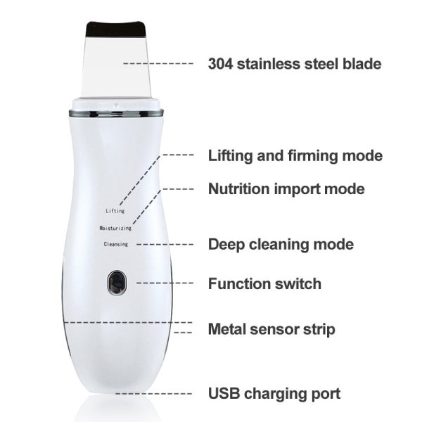 Ultrasonic Skin Peeling Facial Massager Supply - Image 4