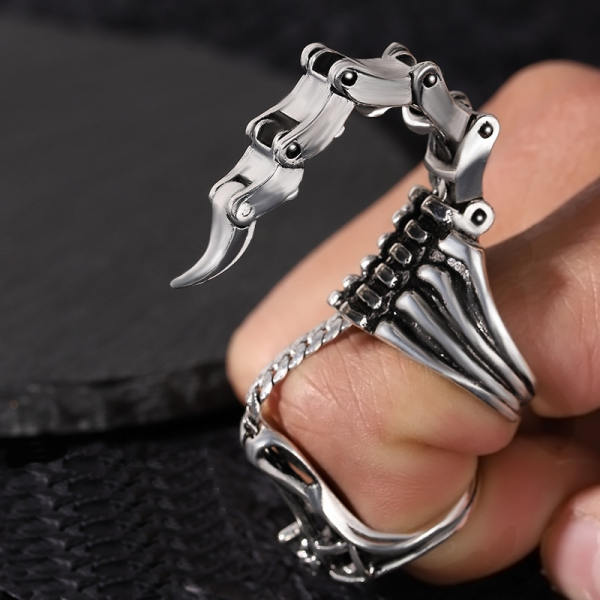 Creative Gothic Scorpion Ring Cheap - Image 2