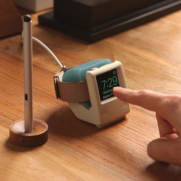 Mini Computer Wireless Watch Charging Stand For Sale - Image 2
