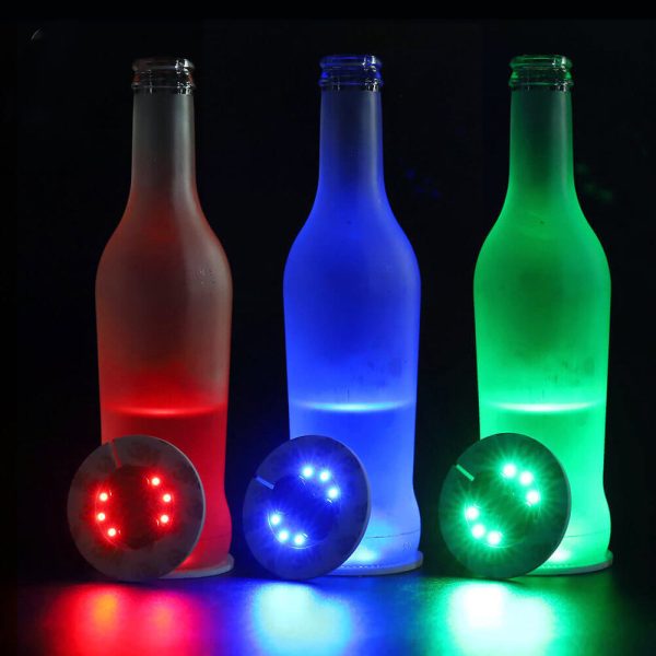 Bottle Light Up Sticky Party Coasters For Sale