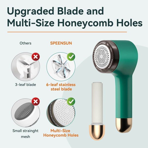 2in1 Rechargeable Electric Clothes Lint Remover For Sale - Image 5